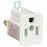 KVM Tools KV52NY45 Adapter Non-Grounded to Grounded, 15 A, 125V AC - KVM Tools Inc.KV52NY45