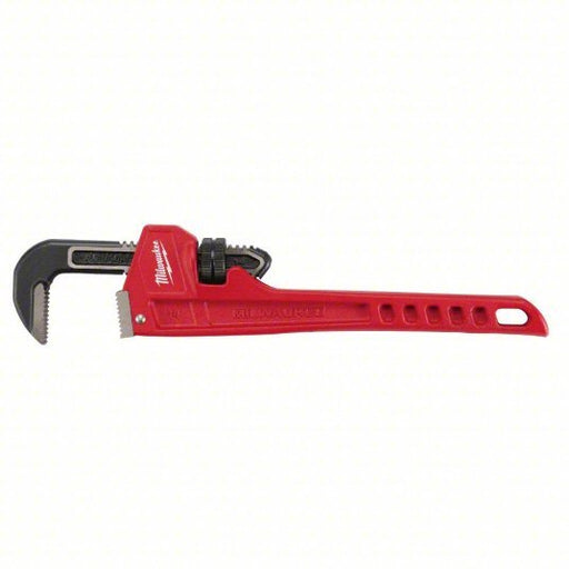 Milwaukee 48-22-7114 14 in L 2 in Cap. Alloy Steel Straight Pipe Wrench - KVM Tools Inc.KV52XH83