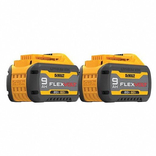 DeWalt DCB609-2 20.0/60.0V Li-Ion Battery, 9.0Ah Capacity, 2-Piece - KVM Tools Inc.KV53JH18