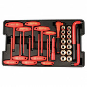 Wiha Tools 32801 Master Tool Set Insulated, 111 Total Pcs, Rolling Tool Case - KVM Tools Inc.KV53KG78