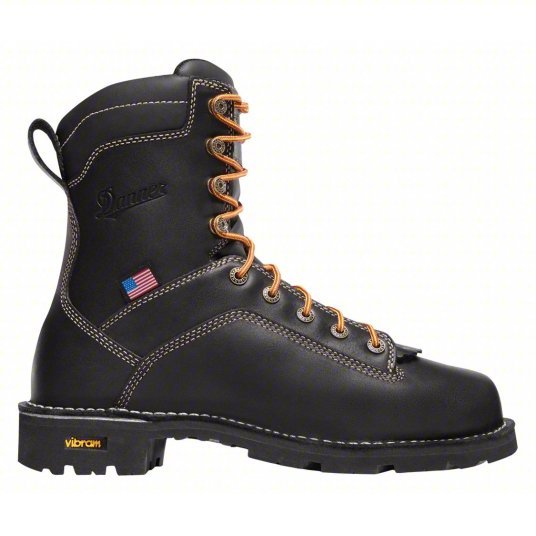 Danner 17311-10.5D Size 10-1/2 Men's 8 in Work Boot Alloy, Black - KVM Tools Inc.KV55CU98