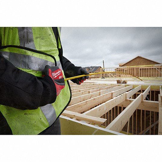 Milwaukee 48-22-0425 25 ft Tape Measure, 1 1/8 in Blade - KVM Tools Inc.KV55ED55