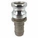 KVM Tools PLE23 Cam and Groove Adapter, 1-1/4", Aluminum, Plug Length: 1-17/32" - KVM Tools Inc.KV55MV15