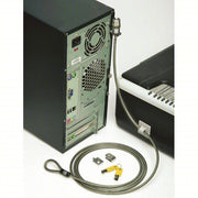 Ability One 5340-01-598-7496 Cable Lock Keyed Different, 6 ft Cable Lg, 9/64 in Cable Dia, Steel - KVM Tools Inc.KV55VD50