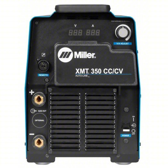 Miller 951786 Multiprocess Welder XMT 350 CC/CV, DC, MIG Pack w/20 Series Wire Feeder - KVM Tools Inc.KV55XC18