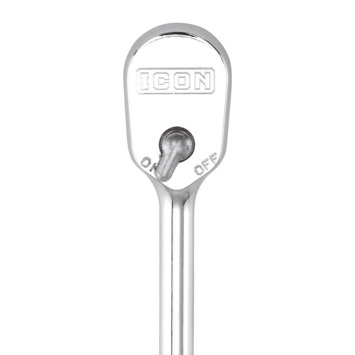Icon 56188/R1QR 1/4 in. Drive Professional Low-Profile Ratchet - KVM Tools Inc.KVHF56188