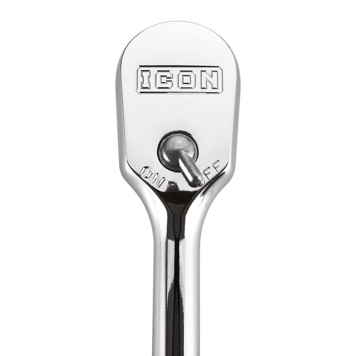 Icon 56190 3/8 in. Drive Professional Low-Profile Ratchet with Comfort Grip - KVM Tools Inc.KVHF56190