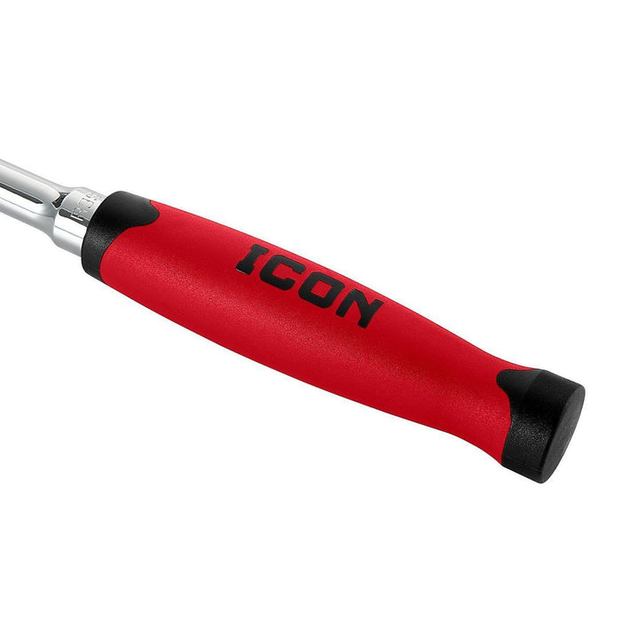 Icon 56341 1/2 in. Drive Professional Low-Profile Ratchet with Comfort Grip - KVM Tools Inc.KVHF56341