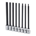 Icon 56583/S2HLM-8 3/8 in. Drive Metric Professional Long Hex Bit Socket Set, 8 Piece - KVM Tools Inc.KVHF56583