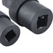 Icon 56697/IA23U-2 3/8 in. & 1/2 in. Professional Impact Universal Joint Adapter Set, 2 Piece - KVM Tools Inc.KVHF56697