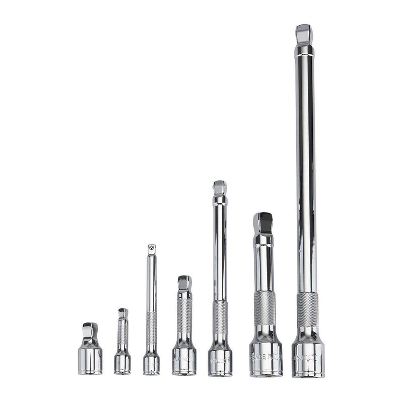 Icon 56732/E123WS-7 Professional Wobble Socket Extension Set, 7 Piece - KVM Tools Inc.KVHF56732