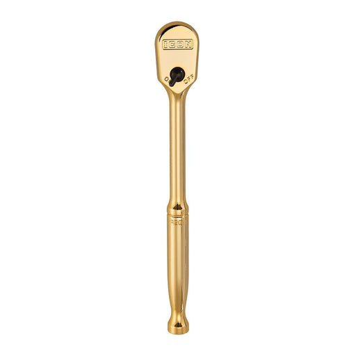Icon 56907 3/8 in. Drive Professional Special Edition Gold Plated Ratchet - KVM Tools Inc.KVHF56907