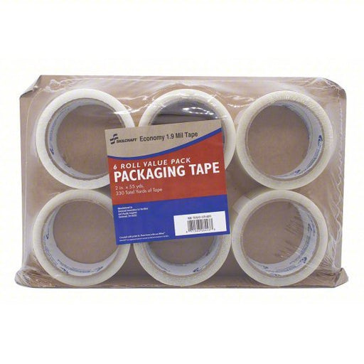 Ability One 7510-01-579-6871 Package Sealing Tape, 3" Core, 2" X 55 Yds, Clear, 6/Pack - KVM Tools Inc.KV56CL14