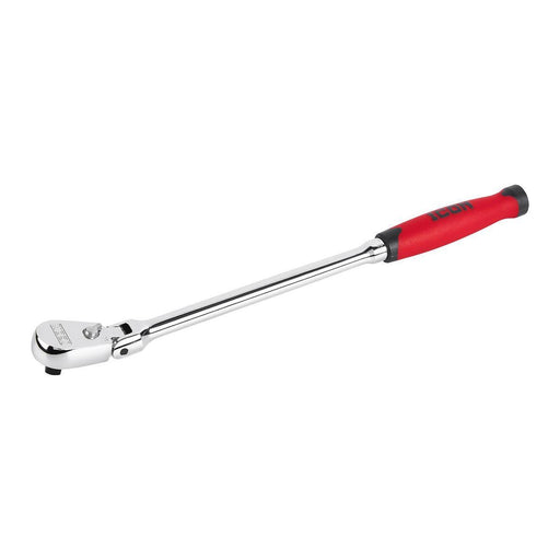 Icon 58590 3/8 in. Drive Professional Long-Reach Flex-Head Ratchet with Comfort Grip - KVM Tools Inc.KVHF58590