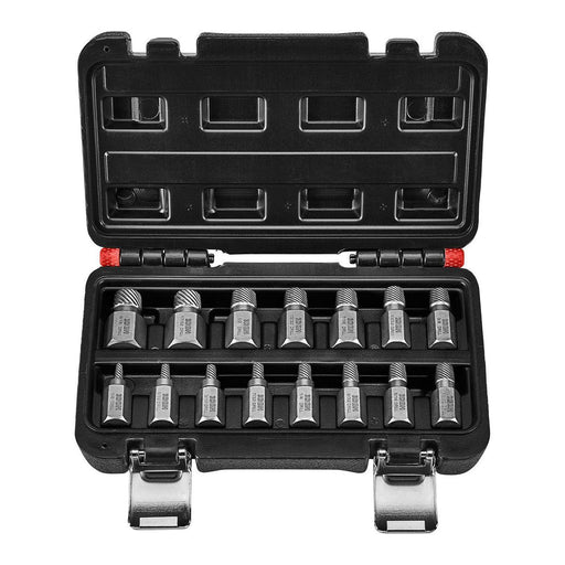 Icon 59194 Multi-Spline Screw Extractor Set, 15-Piece - KVM Tools Inc.KVHF59194