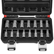 Icon 59194 Multi-Spline Screw Extractor Set, 15-Piece - KVM Tools Inc.KVHF59194