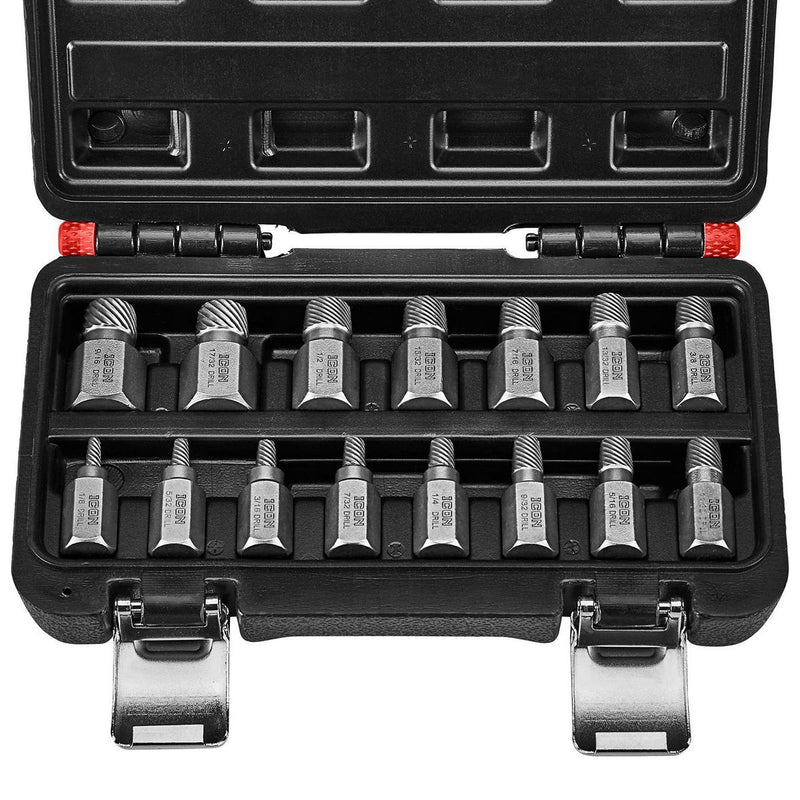 Icon 59194 Multi-Spline Screw Extractor Set, 15-Piece - KVM Tools Inc.KVHF59194