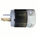 Hubbell HBL8215C Straight Blade Plug 5-15P, 15 A, 125V AC, Black/White, 2 Poles, Screw Terminals - KVM Tools Inc.KV5A076