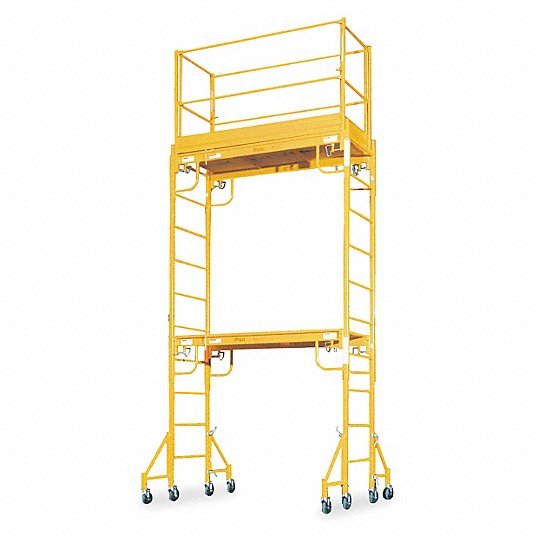 Bil-Jax 0127-006-2 Scaffold Tower, Steel, 1,000 lb Load Capacity, 2 to 11 ft 6 in Platform Height - KVM Tools Inc.KV5AB11