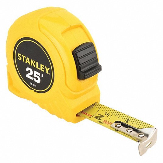 Stanley 30-455 25 ft. Tape Measure, 1" Blade - KVM Tools Inc.KV5HK84