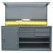 Strong Hold 63-WB-303-6DB-12B Mobile Work Bench, Steel, 72" W, 36" Ht, Gray, Steel - KVM Tools Inc.KV5HZR2
