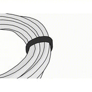 Velcro 189590 Hook-and-Loop Cable Tie Roll 75 ft Lg, 1 in Wd, 29 lb Tensile Strength, Black - KVM Tools Inc.KV5JLE8
