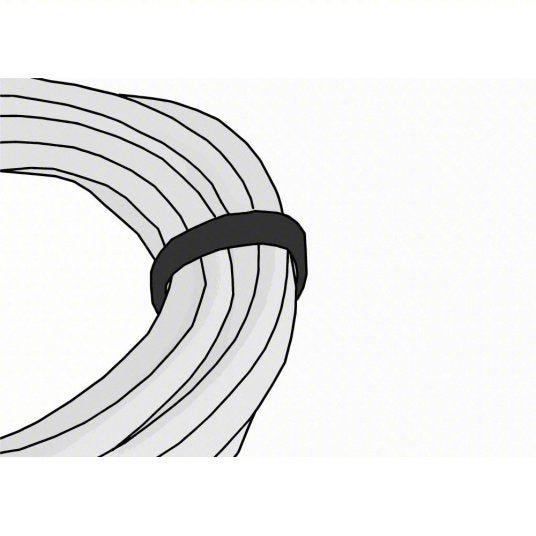 Velcro 189590 Hook-and-Loop Cable Tie Roll 75 ft Lg, 1 in Wd, 29 lb Tensile Strength, Black - KVM Tools Inc.KV5JLE8