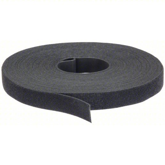 Velcro 189590 Hook-and-Loop Cable Tie Roll 75 ft Lg, 1 in Wd, 29 lb Tensile Strength, Black - KVM Tools Inc.KV5JLE8