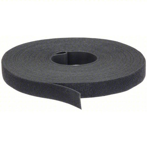 Velcro 189590 Hook-and-Loop Cable Tie Roll 75 ft Lg, 1 in Wd, 29 lb Tensile Strength, Black - KVM Tools Inc.KV5JLE8