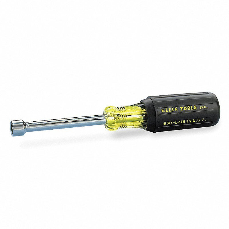 Klein Tools 630-5/16 Nut Driver Cushion-Grip 3" Shaft