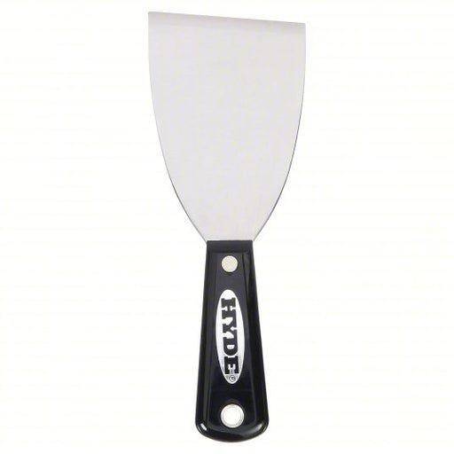Hyde 02400 Scraper 3 in Blade Wd, Carbon Steel, 3 3/4 in Blade Lg, Chisel/Full Tang, Nylon, Black/Silver - KVM Tools Inc.KV5LL97