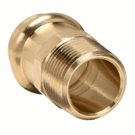 Viega 79235 ProPress Adapter Bronze, Press-Fit x MNPT, 3/4 in Copper Tube Size, 1 in Pipe Size - KVM Tools Inc.KV5UMC1