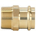 Viega 79285 Adapter Bronze, Press-Fit x MNPT, 2 in Copper Tube Size, 1 1/2 in Pipe Size - KVM Tools Inc.KV5UMD1