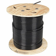 Southwire 20504702 Building Wire, THHN, 1 AWG, 500 ft, Black, Nylon Jacket, PVC Insulation - KVM Tools Inc.KV5ZG88