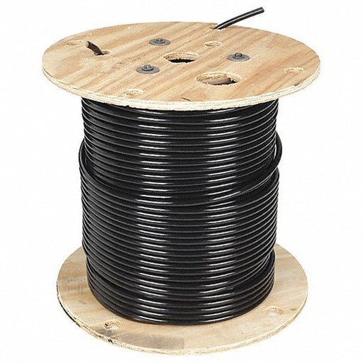 Southwire 20504702 Building Wire, THHN, 1 AWG, 500 ft, Black, Nylon Jacket, PVC Insulation - KVM Tools Inc.KV5ZG88