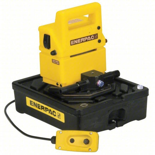 Enerpac PUJ1201B Hydraulic Electric Pump 10,000 psi Max. Op Pressure, 20 cu in/min Max. Flow Rate, 115V AC - KVM Tools Inc.KV5ZL45