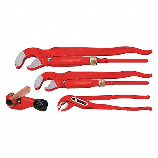 Rothenberger 70135X 6 in L 1 1/2 in Cap. Steel Professional Pipe Wrench-Tube Cutter, S - KVM Tools Inc.KV60EG19