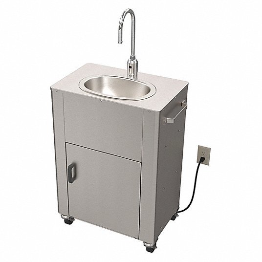 Acorn PS1030F31 Portable Hand Washing Station Wash-Ware, Sensor, 0.5 gpm Flow Rate, 6 gal Gray Water Capacity - KVM Tools Inc