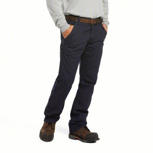 Ariat 10019623Relaxed Fit FR Carpenter Pants 12.7 cal/sq cm ATPV, Men's, Includes Cargo Pocket, 35 in Waist - KVM Tools Inc.KV61RX91