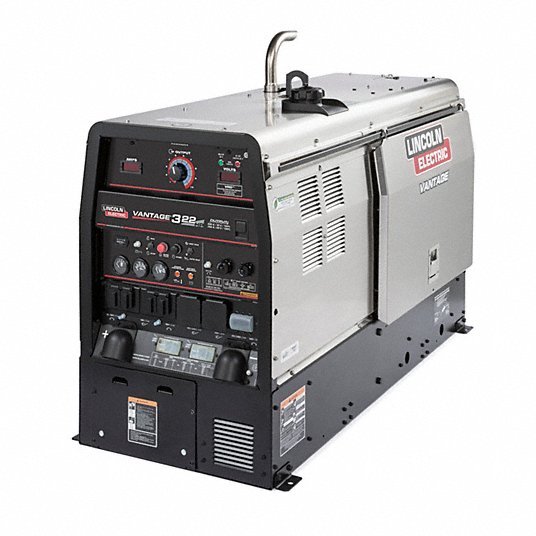 Lincoln K2409-5 Engine-Driven Welder, Vantage 322 Series, Electric Start, 12,500 W Peak - KVM Tools Inc.KV61UX76