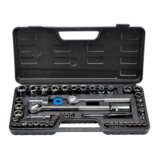 Pittsburgh 63013 SAE and Metric Socket Set, 51-Piece - KVM Tools Inc.KVHF63013