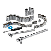 Pittsburgh 63013 SAE and Metric Socket Set, 51-Piece - KVM Tools Inc.KVHF63013