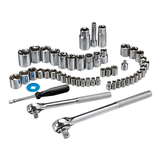 Pittsburgh 63013 SAE and Metric Socket Set, 51-Piece - KVM Tools Inc.KVHF63013