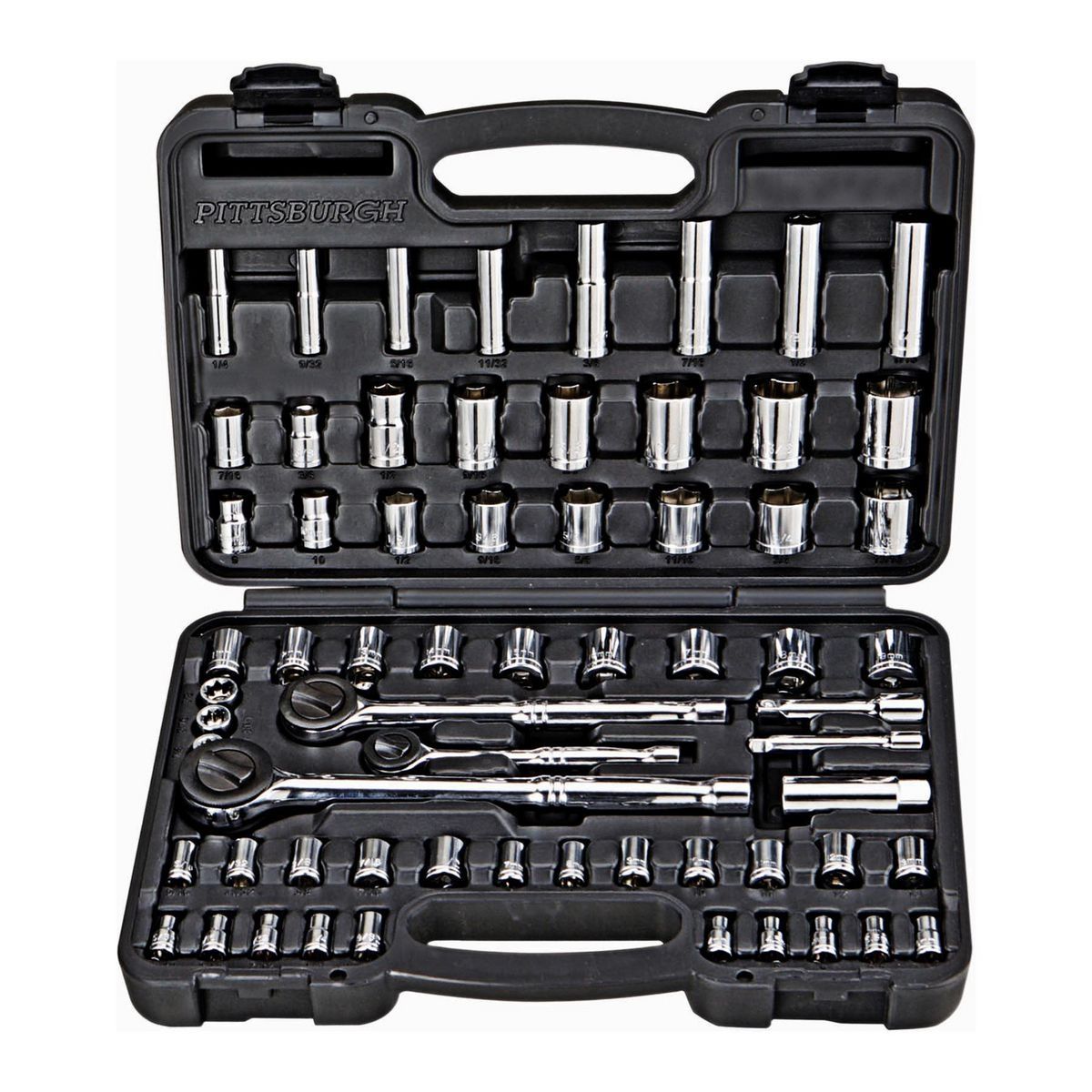 Pittsburgh 63461 1/4 in., 3/8 in., 1/2 in. Drive SAE and Metric