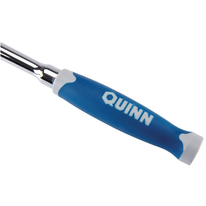 Quinn 64536 3/8 in. Drive SAE and Metric Chrome Socket and Ratchet Set, 21-Piece - KVM Tools Inc.KVHF64536