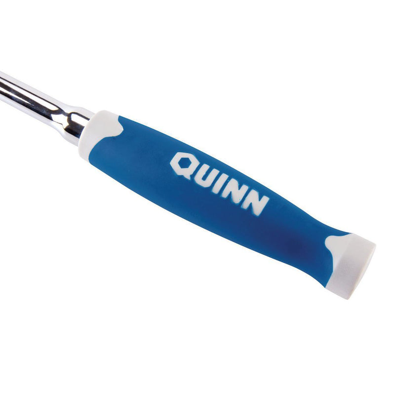 Quinn 64538 1/2 in. Drive SAE and Metric Chrome Socket and Ratchet Set, 21 Piece - KVM Tools Inc.KVHF64538