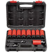 Pittsburgh Pro 69829 1/2 in. Drive Super High Torque Lug Nut Impact Socket Set, 11-Piece - KVM Tools Inc.KVHF69829