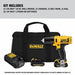 Dewalt DCD710S2 3/8 in, 12V DC Cordless Drill, Battery Included - KVM Tools Inc.KV6CXN2