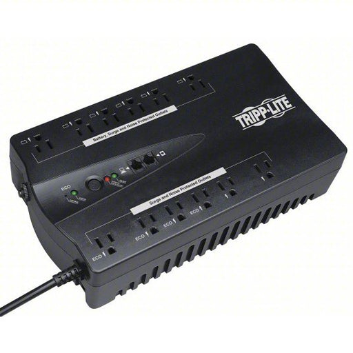 Tripp Lite ECO750UPSTAA UPS System, Standby, Desk Top/Tower, 750VA - KVM Tools Inc.KV6FXL8