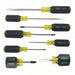 Stanley 66-708 Screwdriver Set, Assorted, Number of Pieces 8 - KVM Tools Inc.KV6R528